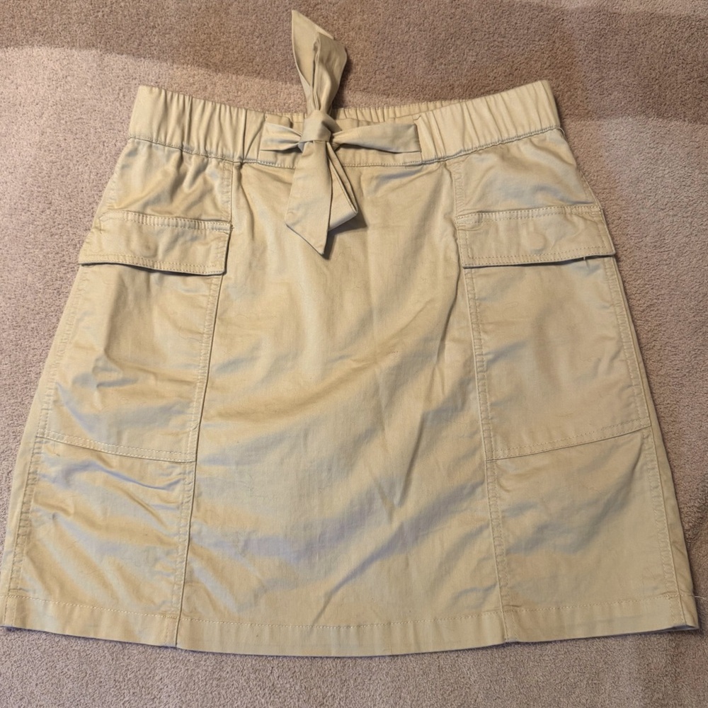 Westport Cream Tie-Waist Skirt